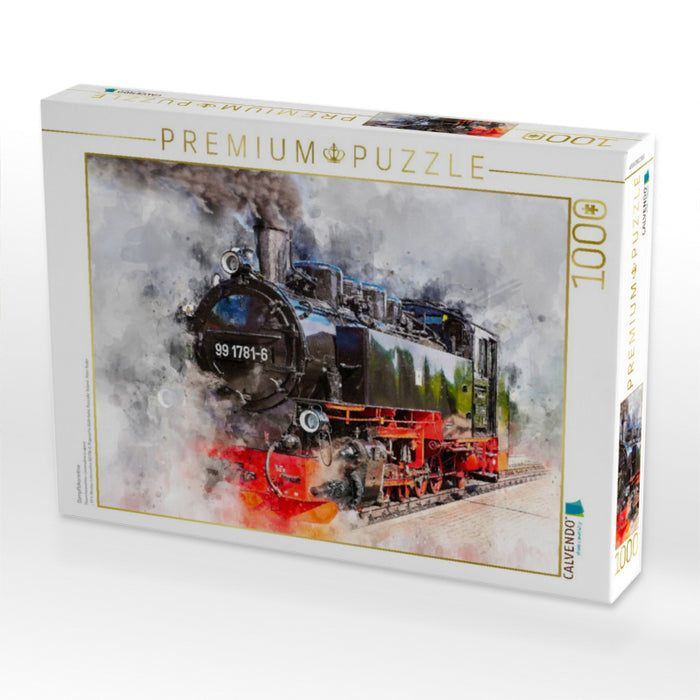 Dampflokomotive - CALVENDO Foto-Puzzle'