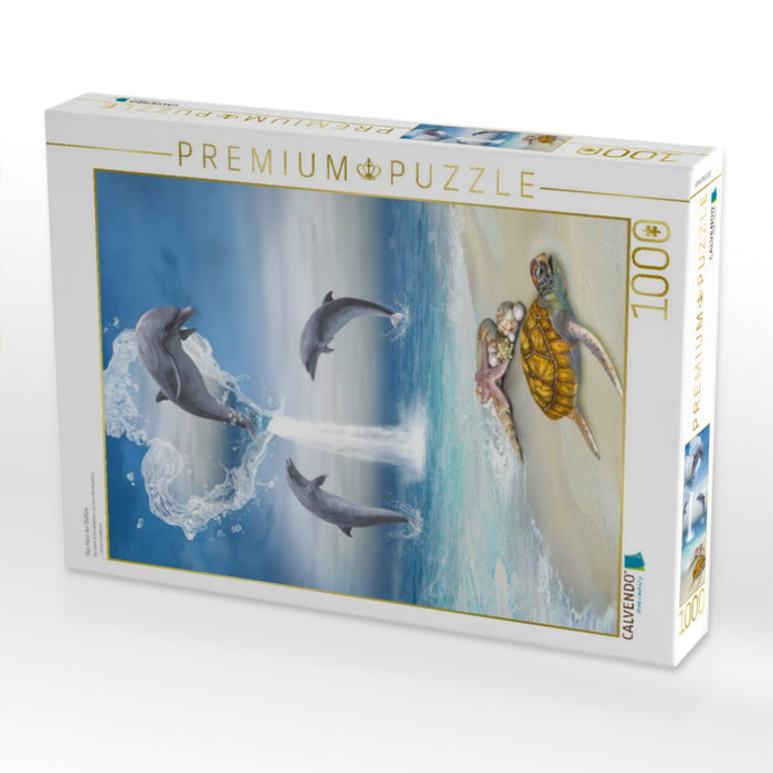 Das Herz der Delfine - CALVENDO Foto-Puzzle'