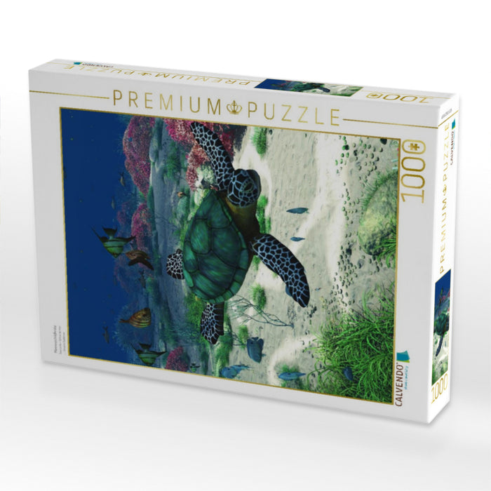 Meeresschildkröte - CALVENDO Foto-Puzzle'