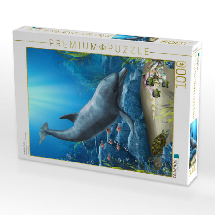 Die Welt der Delfine - CALVENDO Foto-Puzzle'