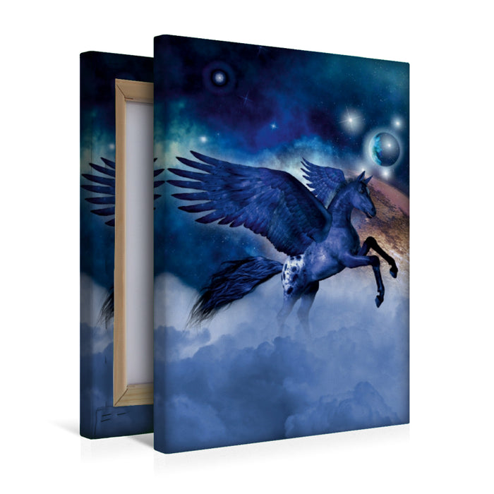Premium Textil-Leinwand Kleiner Pegasus