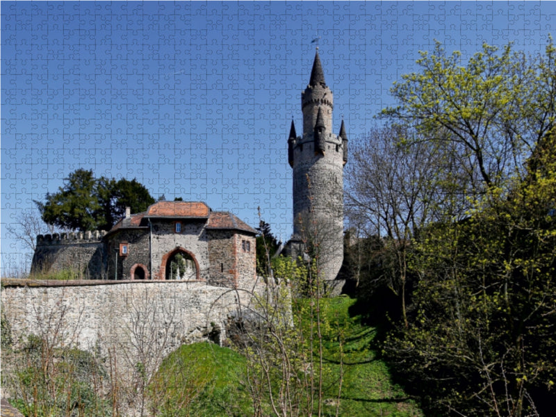 Ein Motiv aus dem Kalender Friedberg in Hessen vom Frankfurter Taxifahrer 1000 Teile Puzzle quer - CALVENDO Foto-Puzzle'