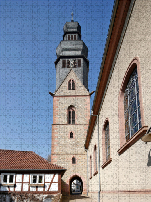 Pfarrkirche St. Peter und Paul 1000 Teile Puzzle hoch - CALVENDO Foto-Puzzle'