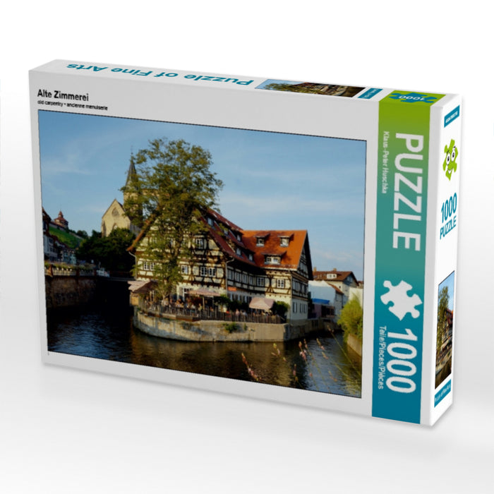 Menuiserie ancienne - Puzzle photo CALVENDO 