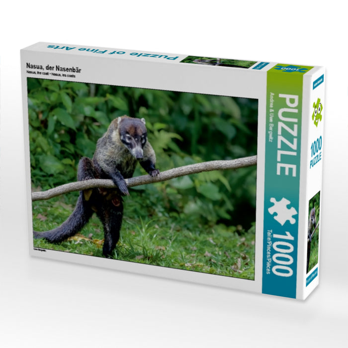 Nasua, der Nasenbär 1000 Teile Puzzle quer - CALVENDO Foto-Puzzle'