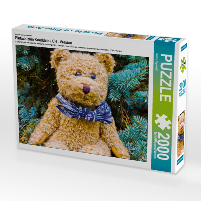 Ein Motiv aus dem Kalender Einfach zum Knuddeln / CH - Version 2000 Teile Puzzle quer - CALVENDO Foto-Puzzle'