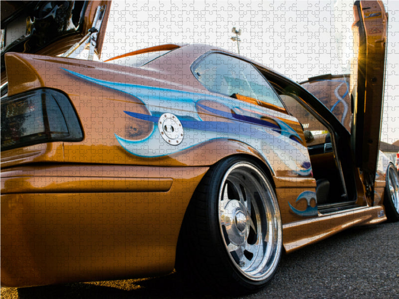 BMW in Edeloptik 2000 Teile Puzzle quer - CALVENDO Foto-Puzzle'