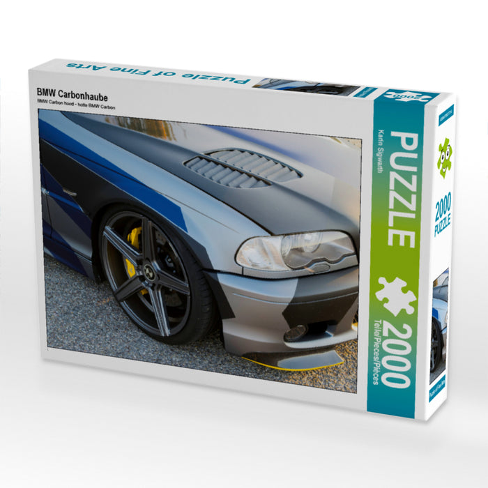 BMW Carbonhaube 2000 Teile Puzzle quer - CALVENDO Foto-Puzzle'