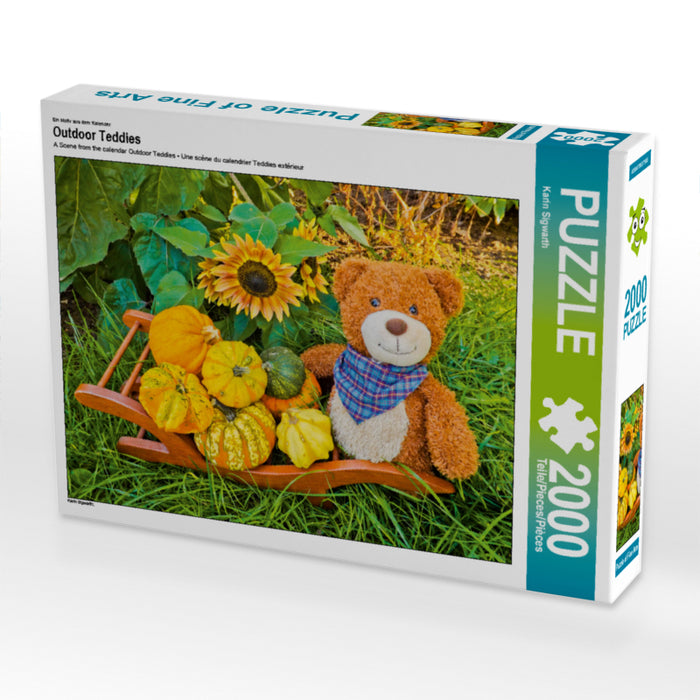 Ein Motiv aus dem Kalender Outdoor Teddies 2000 Teile Puzzle quer - CALVENDO Foto-Puzzle'