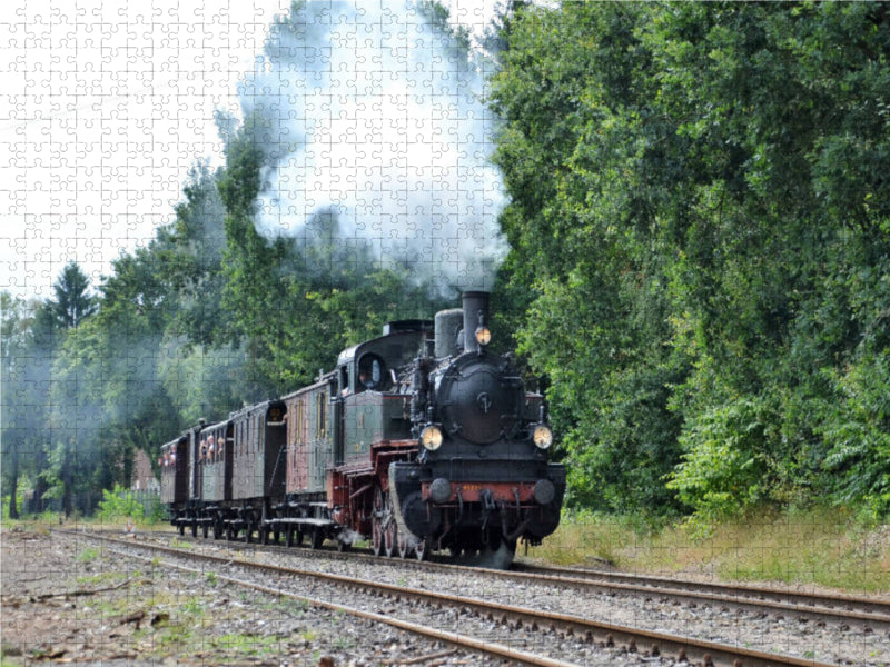 Steam locomotive STETTIN 7906 - CALVENDO photo puzzle 
