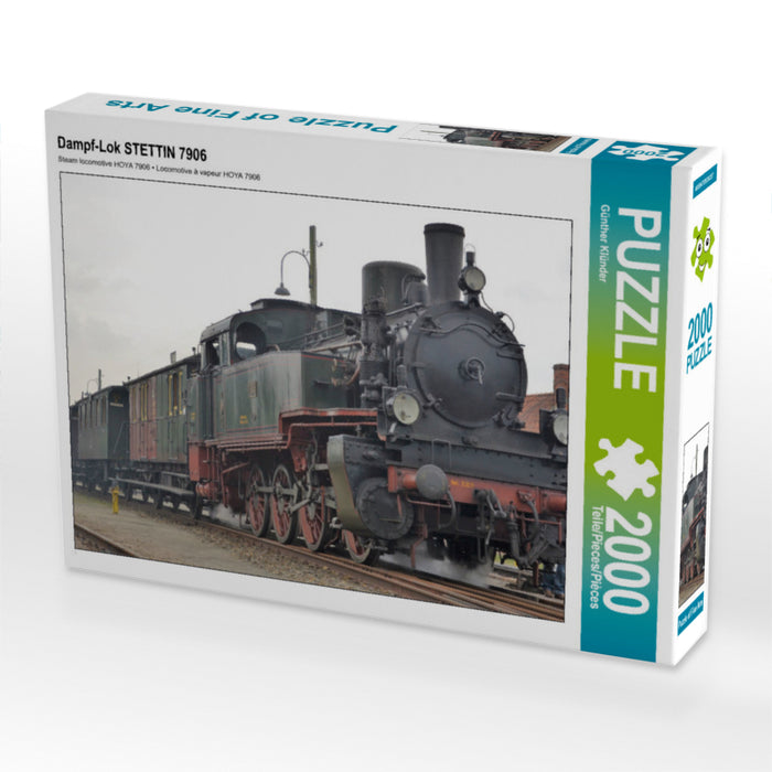 Dampf-Lok STETTIN 7906 2000 Teile Puzzle quer - CALVENDO Foto-Puzzle'
