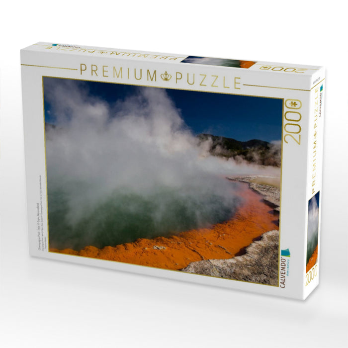 Champagne Pool - Wai-O-Tapu, Neuseeland - CALVENDO Foto-Puzzle'