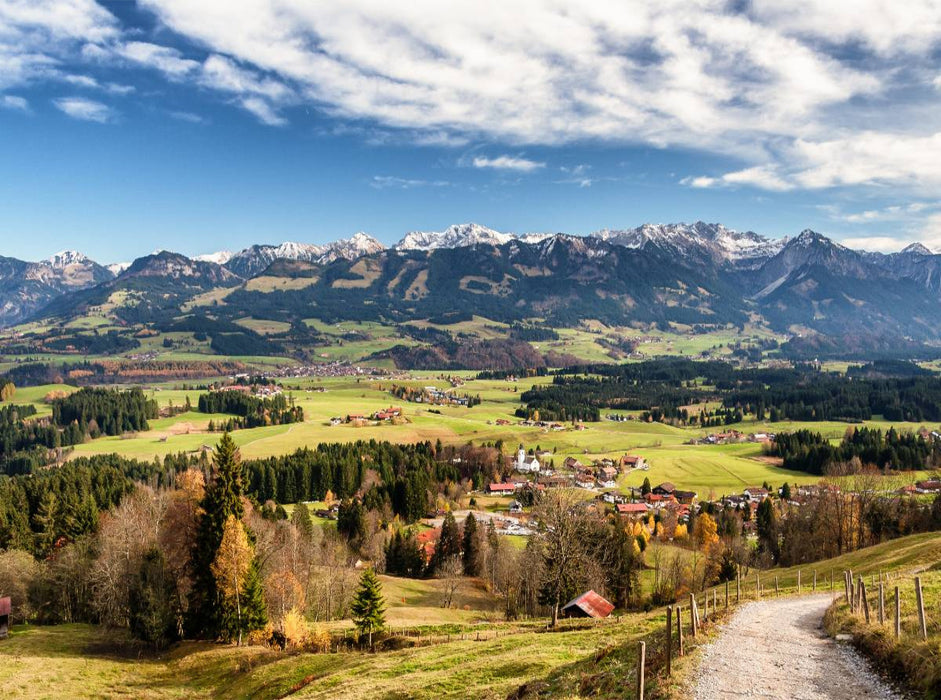 Blick auf Ofterschwang - CALVENDO Foto-Puzzle'