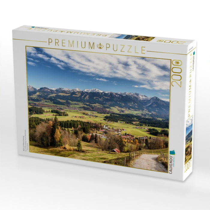Blick auf Ofterschwang - CALVENDO Foto-Puzzle'