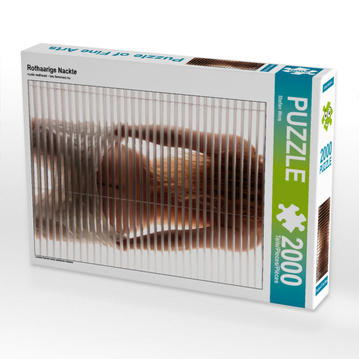 Rothaarige Nackte 2000 Teile Puzzle hoch - CALVENDO Foto-Puzzle'