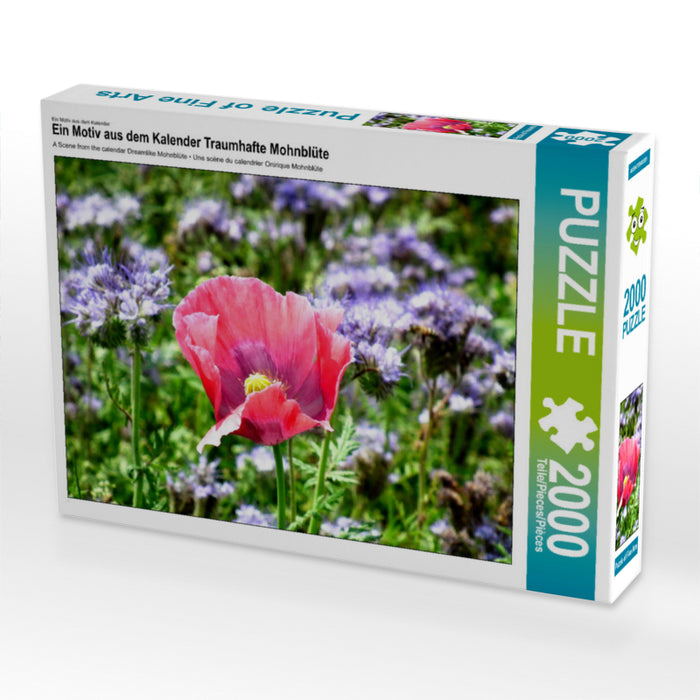 Ein Motiv aus dem Kalender Traumhafte Mohnblüte 2000 Teile Puzzle quer - CALVENDO Foto-Puzzle'