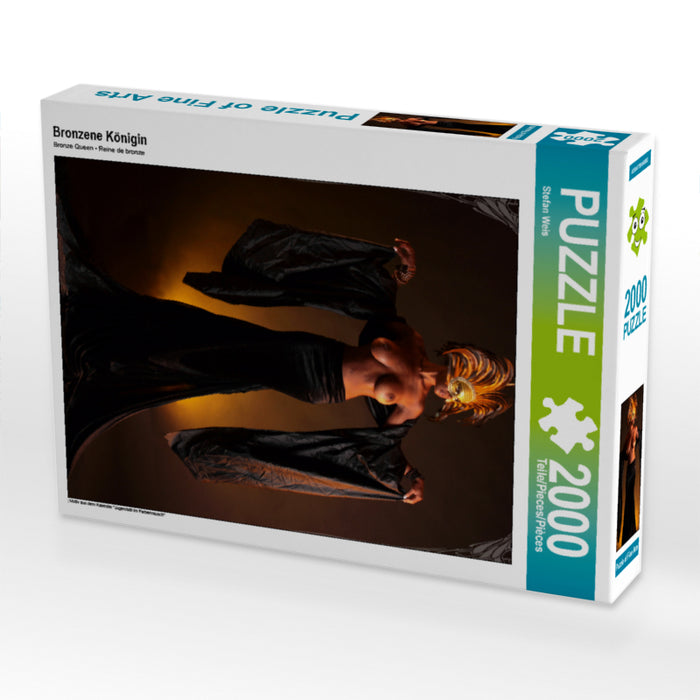 Bronzene Königin 2000 Teile Puzzle hoch - CALVENDO Foto-Puzzle'