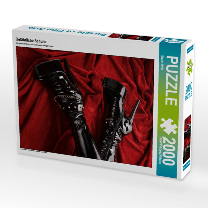 Gefährliche Schuhe 2000 Teile Puzzle hoch - CALVENDO Foto-Puzzle'