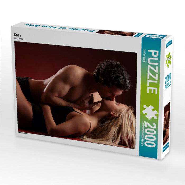 Kuss 2000 Teile Puzzle quer - CALVENDO Foto-Puzzle'