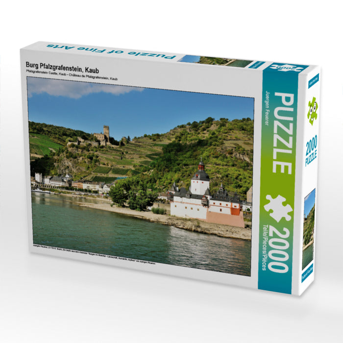Burg Pfalzgrafenstein, Kaub 2000 Teile Puzzle quer - CALVENDO Foto-Puzzle'