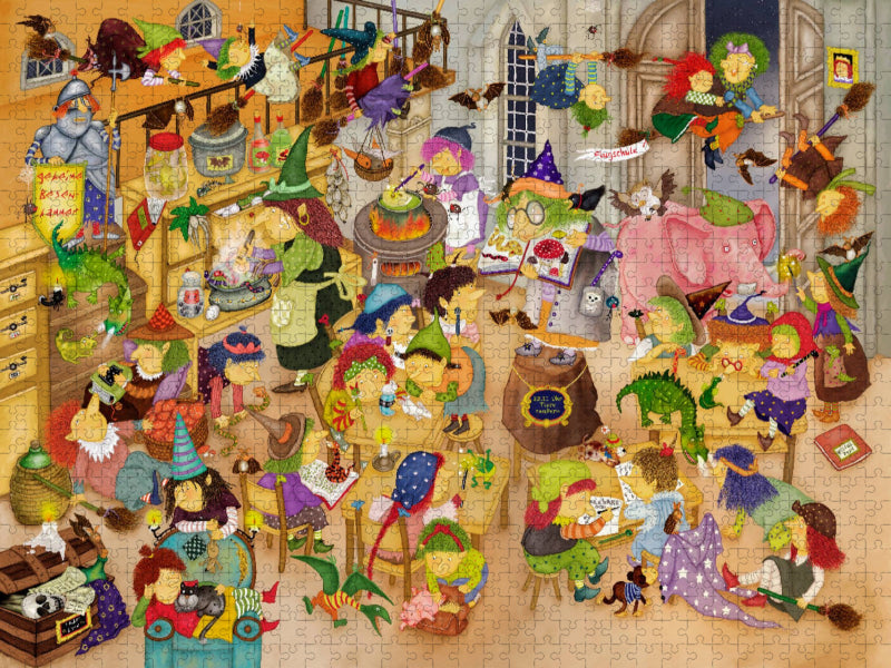 Die Hexenschule - CALVENDO Foto-Puzzle'