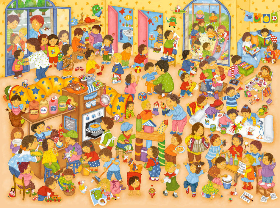 Ein Tag im Kindergarten - CALVENDO Foto-Puzzle'