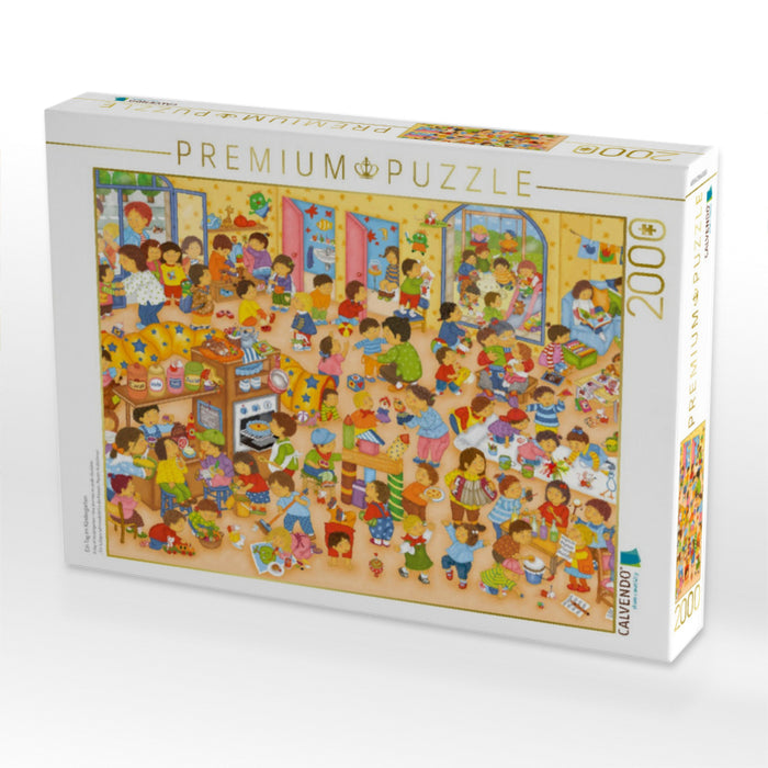 Ein Tag im Kindergarten - CALVENDO Foto-Puzzle'