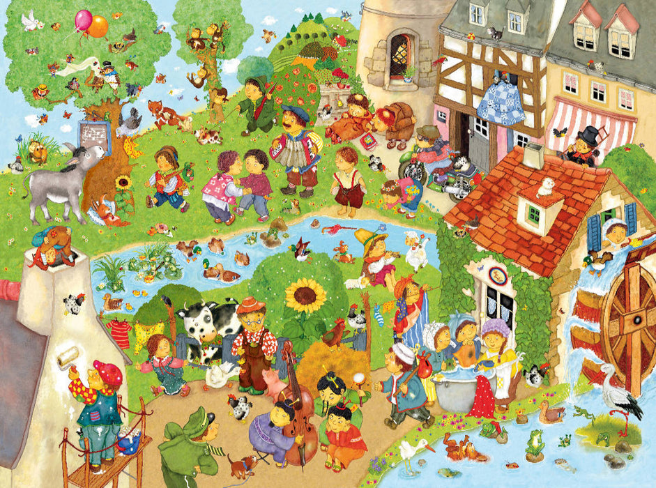 Kunterbunte Kinderlieder - CALVENDO Foto-Puzzle'