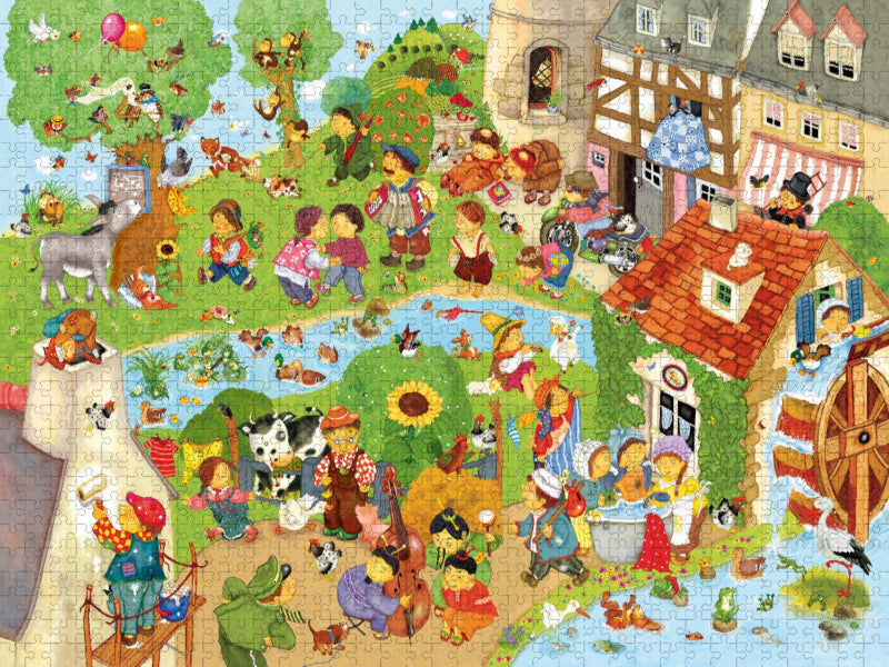 Kunterbunte Kinderlieder - CALVENDO Foto-Puzzle'