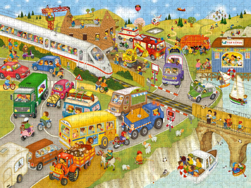 Unterwegs - CALVENDO Foto-Puzzle'