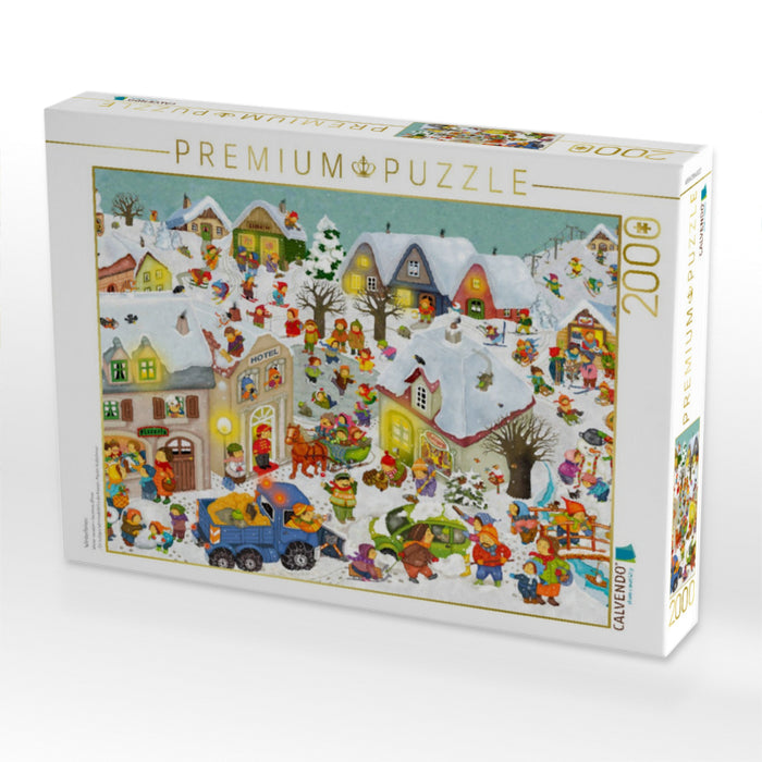 Winterferien - CALVENDO Foto-Puzzle'