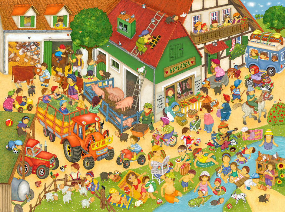 Ferien auf dem Bauernhof - CALVENDO Foto-Puzzle'