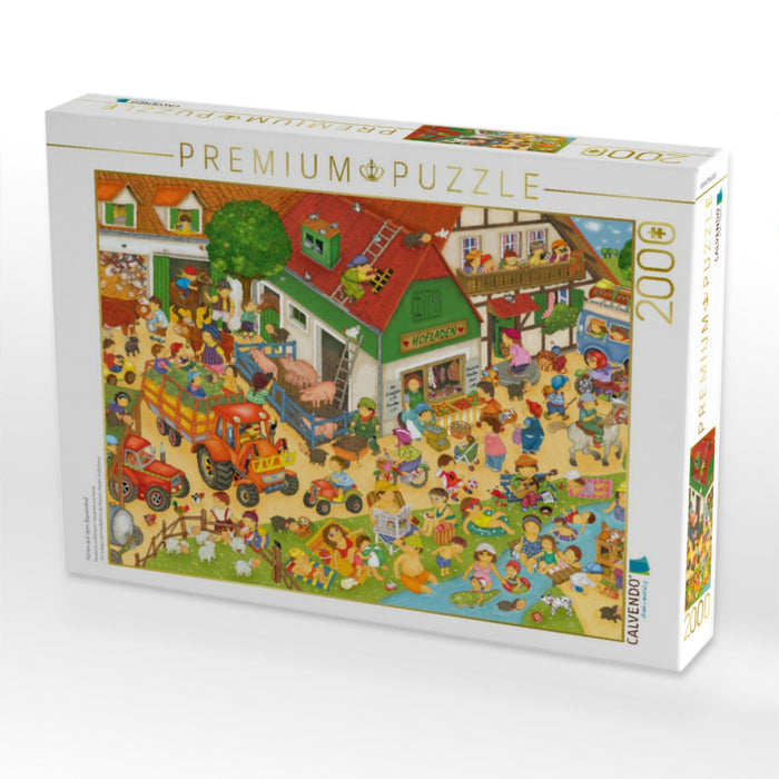 Ferien auf dem Bauernhof - CALVENDO Foto-Puzzle'