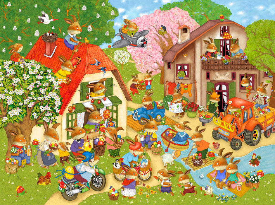 Im Osterhasendorf - CALVENDO Foto-Puzzle'