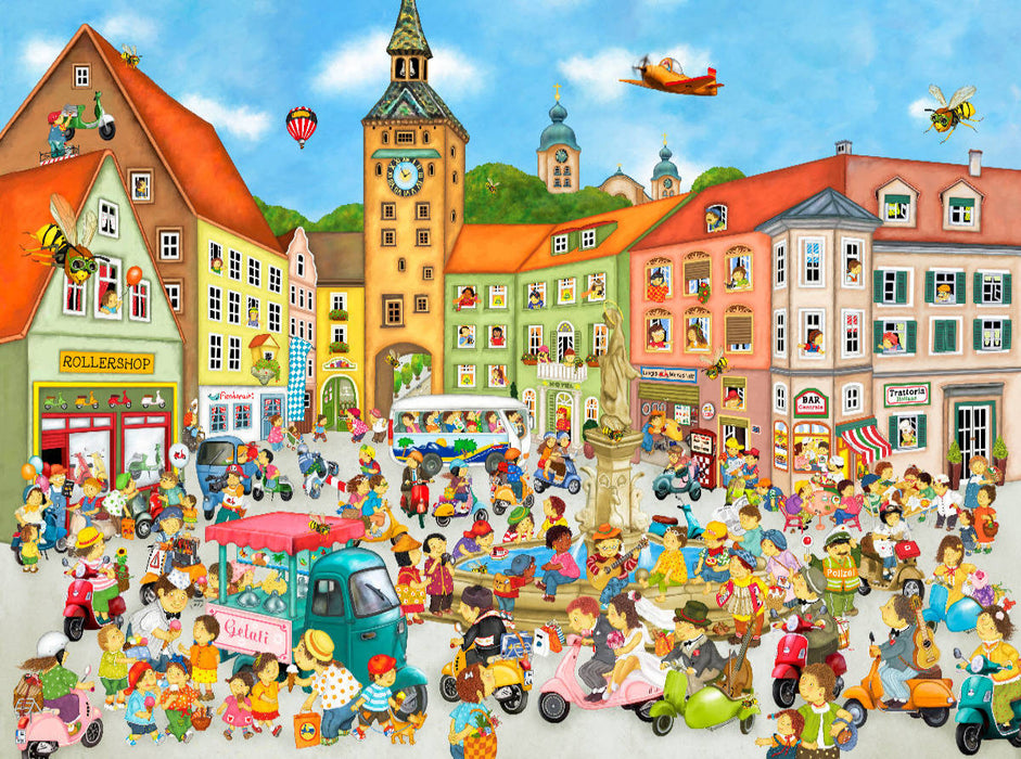 Sommer in der Stadt - CALVENDO Foto-Puzzle'