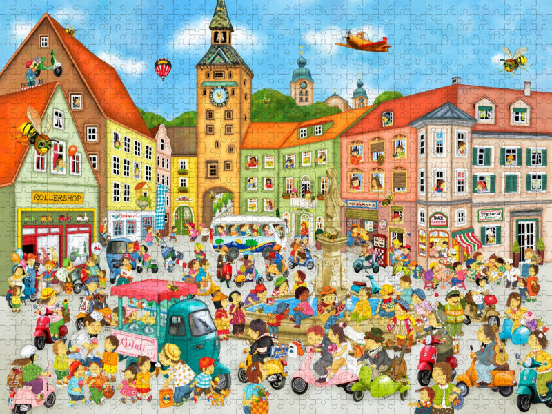 Sommer in der Stadt - CALVENDO Foto-Puzzle'