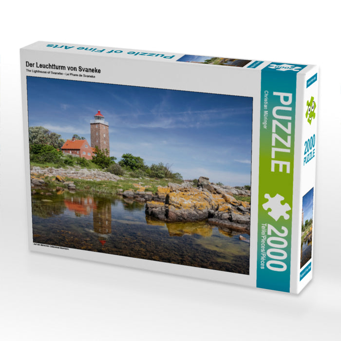 Der Leuchtturm von Svaneke 2000 Teile Puzzle quer - CALVENDO Foto-Puzzle'