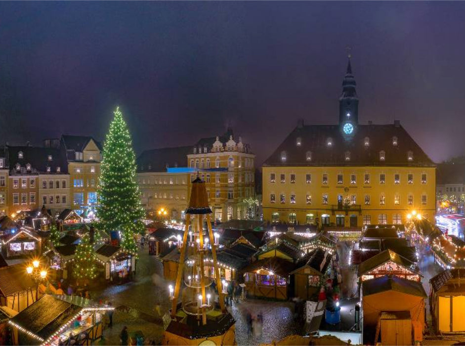 Weihnachtsmarkt in Annaberg - CALVENDO Foto-Puzzle'