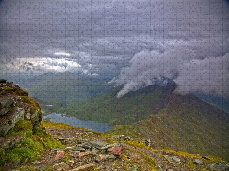 Snowdon in Wales - CALVENDO Foto-Puzzle'