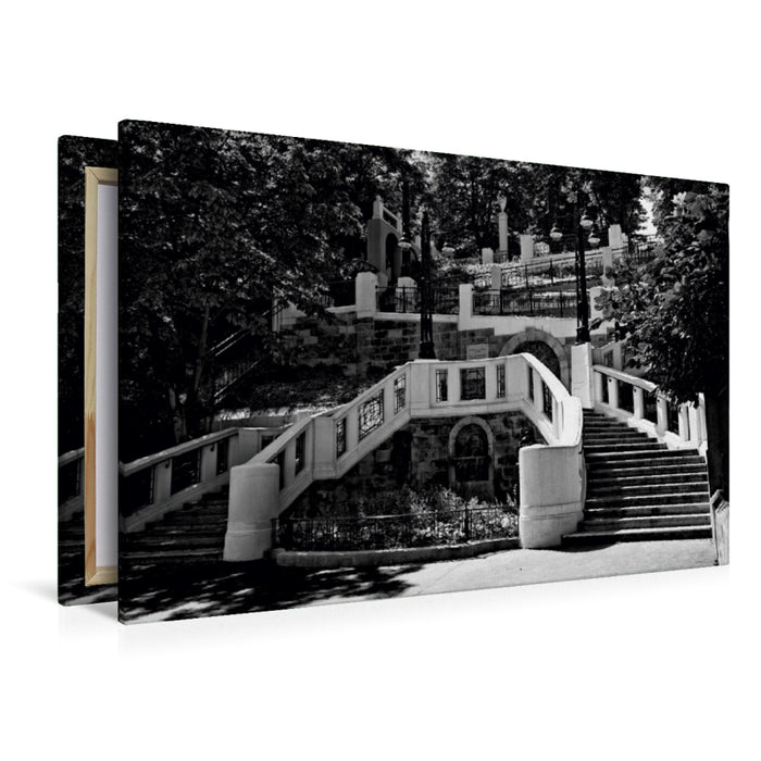 Premium Textil-Leinwand Strudlhofstiege
