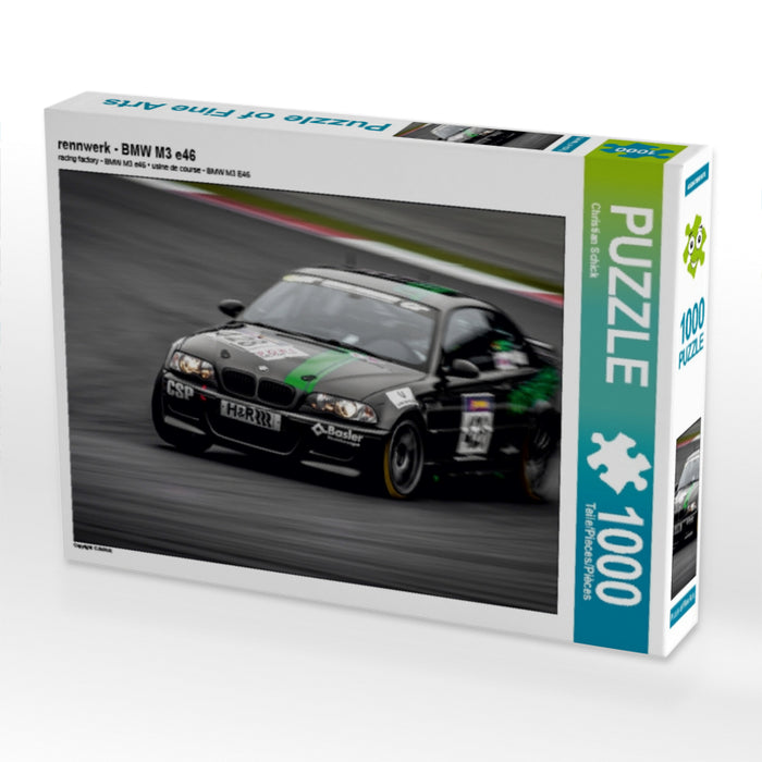 rennwerk - BMW M3 e46 1000 Teile Puzzle quer - CALVENDO Foto-Puzzle'