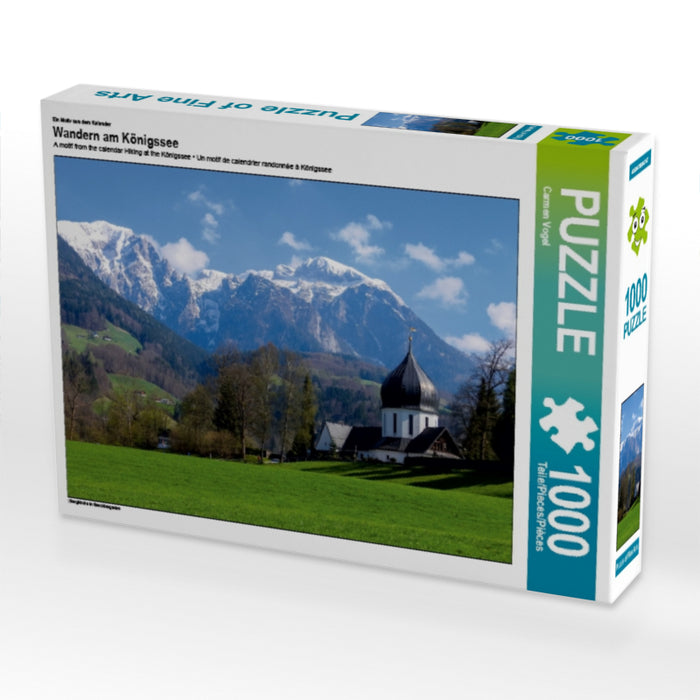 Ein Motiv aus dem Kalender Wandern am Königssee 1000 Teile Puzzle quer - CALVENDO Foto-Puzzle'