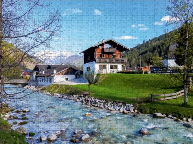 Ramsau, Berchtesgaden 1000 Teile Puzzle quer - CALVENDO Foto-Puzzle'