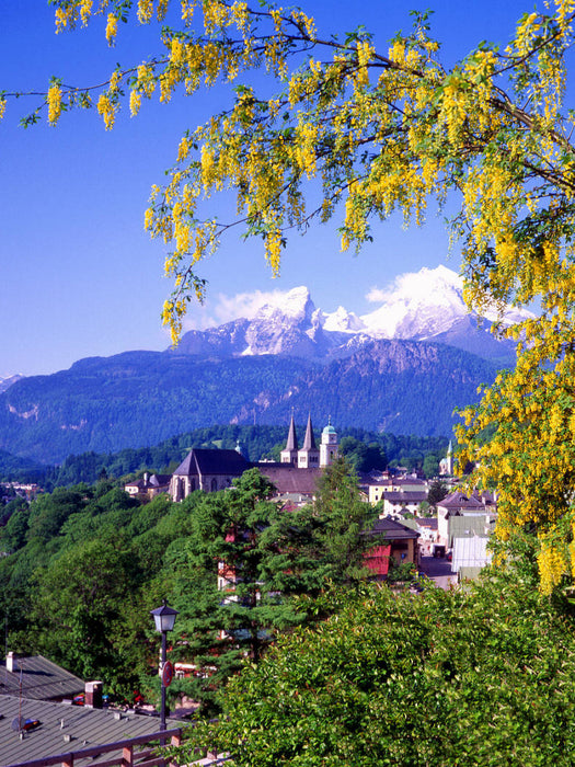 Blick auf Berchtesgaden mit Watzmann - CALVENDO Foto-Puzzle'
