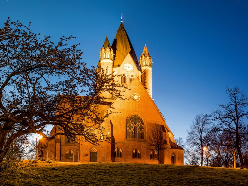 Pauluskirche in Halle-Saale 1000 Teile Puzzle quer - CALVENDO Foto-Puzzle'