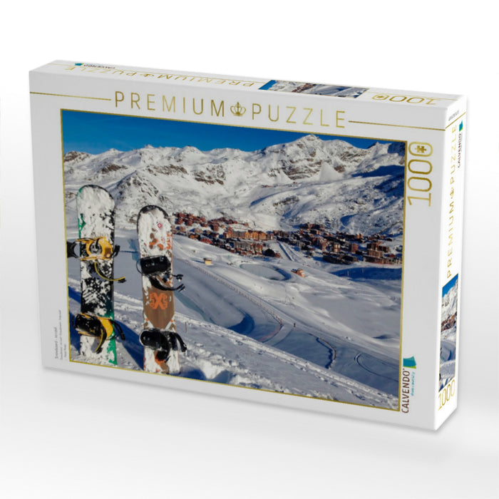 Snowboard - so cool - CALVENDO Foto-Puzzle'