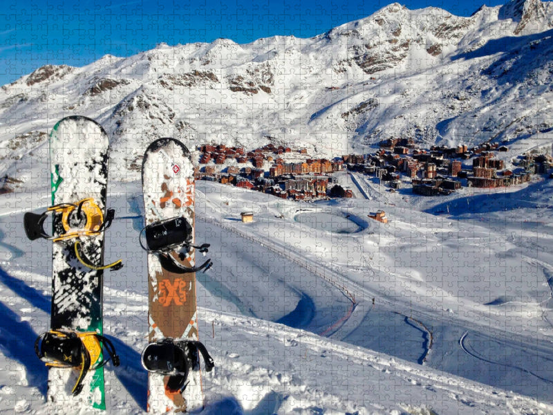 Snowboard - so cool - CALVENDO Foto-Puzzle'