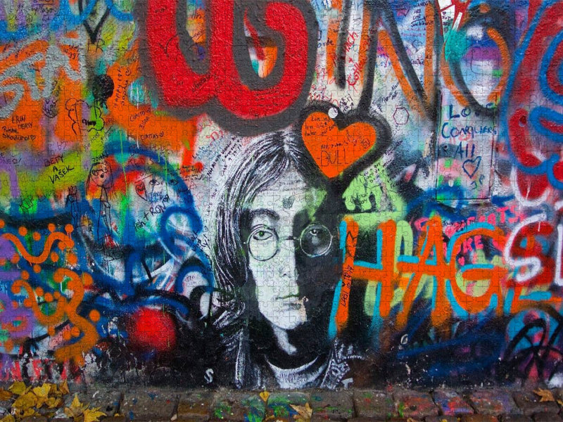 PRAG… wo der Frieden seine Mauer hat - CALVENDO Foto-Puzzle'