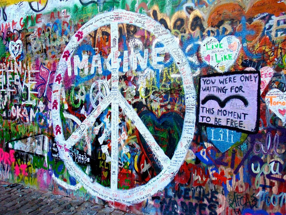 PRAG… wo der Frieden seine Mauer hat - CALVENDO Foto-Puzzle'