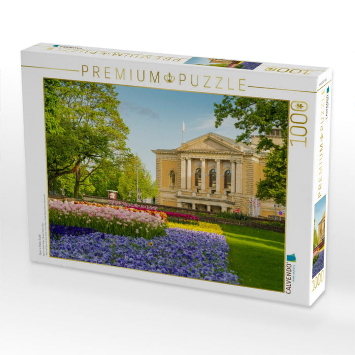 Oper in Halle-Saale - CALVENDO Foto-Puzzle'